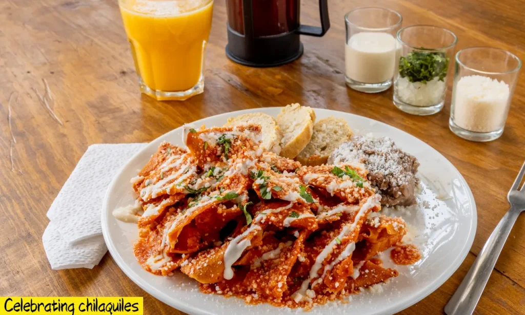 celebrating chilaquiles